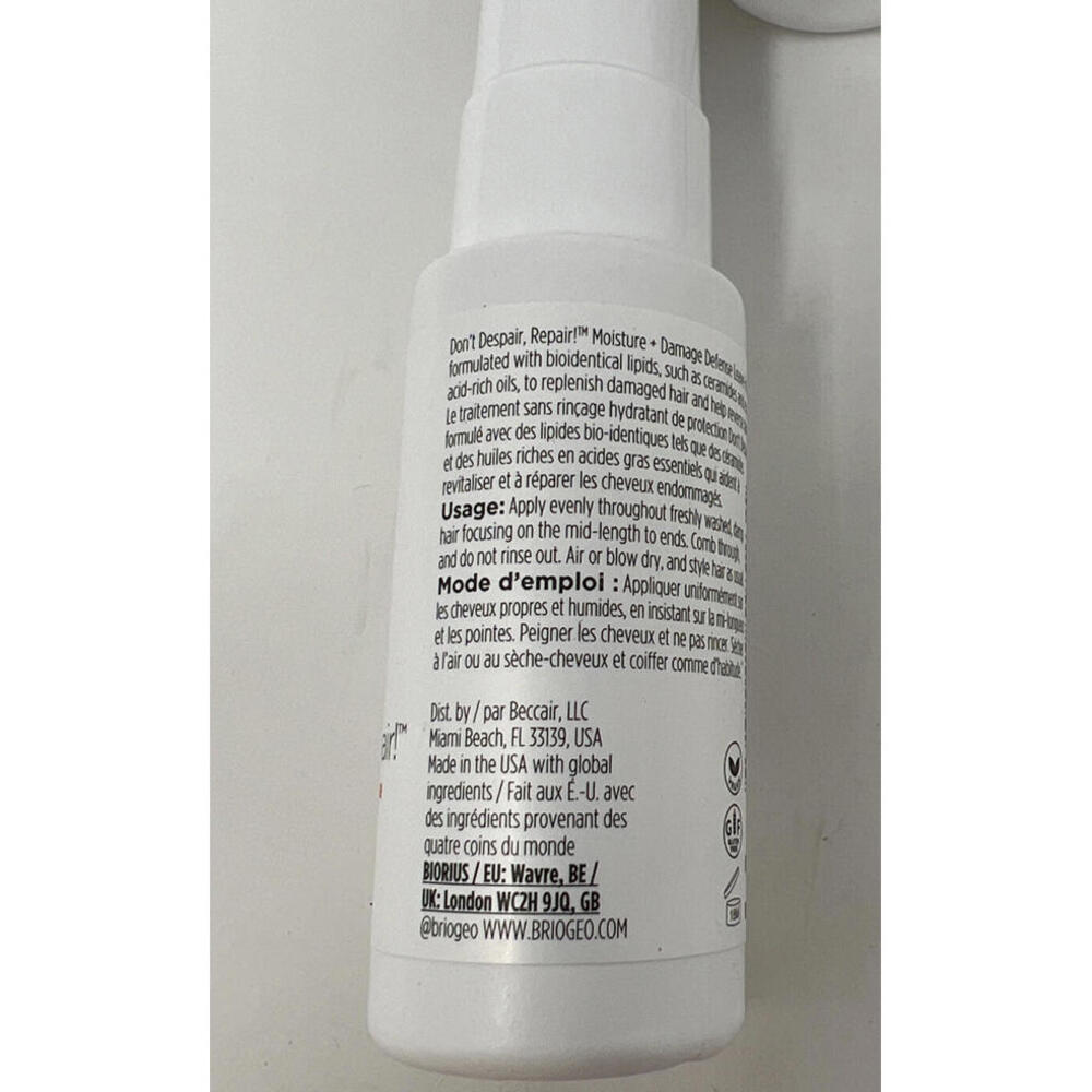 5X Briogeo Don't Despair Repair Moisture + Defense Leave-In Treatment 0.75oz F20 - Picture 4 of 4